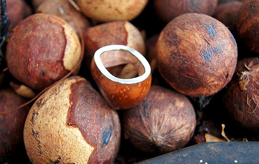 Coco de piaçava natural para artesanato sustentável e decoração rústica ecológica