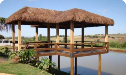Piaçava para cobertura de quiosques e cabanas - material natural resistente e sustentável